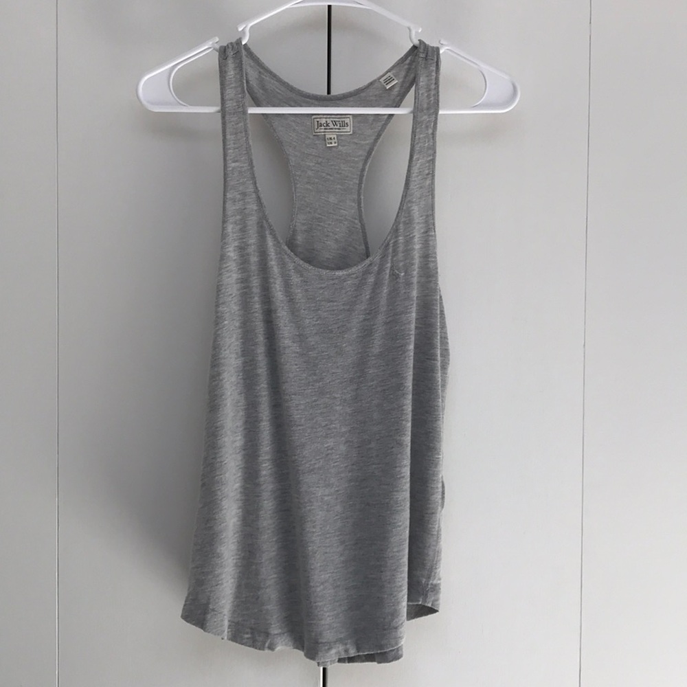 Soft gray tank top